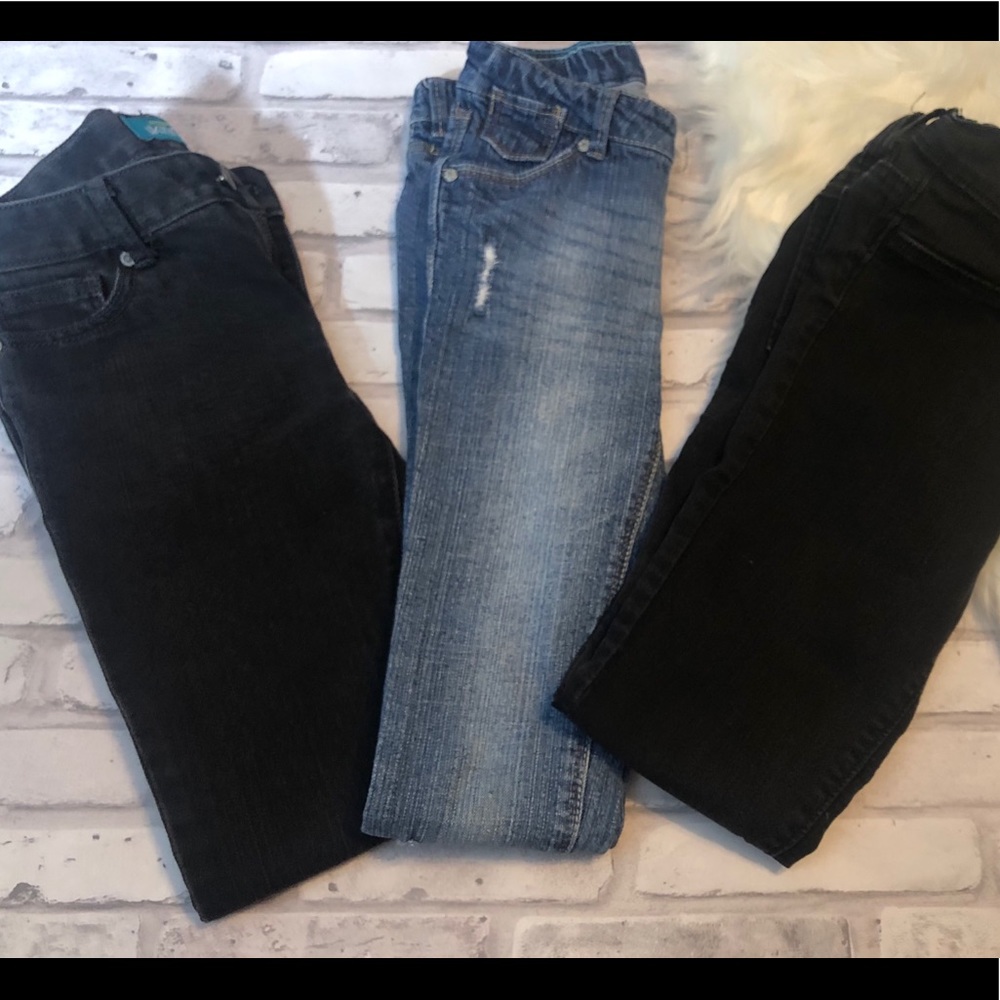 3 pairs of girls skinny jeans size 12